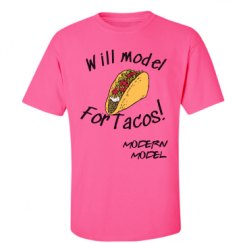 Unisex Ultra Cotton Safety Neon Crewneck Tee