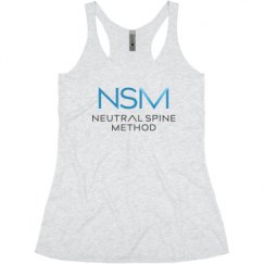 Ladies Slim Fit Super Soft Racerback Triblend Tank