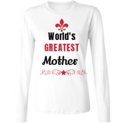 Ladies Relaxed Fit Basic Long Sleeve Tee