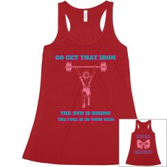 DONDIFITNESS LADIES FLOWY TANK TOP