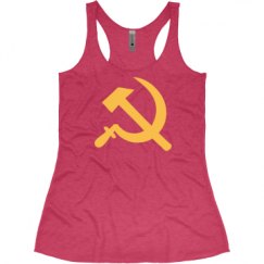 Ladies Slim Fit Super Soft Racerback Triblend Tank
