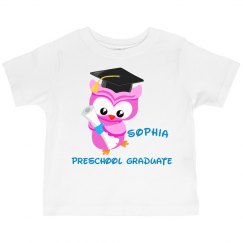 Preschool Graduate Owl Girl