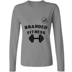 Ladies Relaxed Fit Basic Long Sleeve Tee