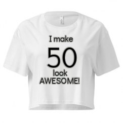 Ladies Festival Cali Crop Top Tee