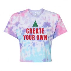 Women's Tie Dye Crop Top Tee