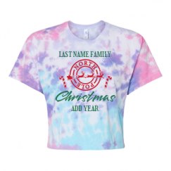 Women's Tie Dye Crop Top Tee
