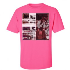 Unisex Ultra Cotton Safety Neon Crewneck Tee