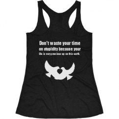 Ladies Slim Fit Super Soft Racerback Triblend Tank