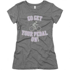 Ladies Slim Fit Super Soft Triblend Tee