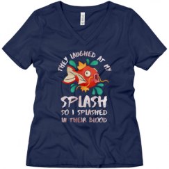 Ladies Relaxed Fit V-Neck Tee