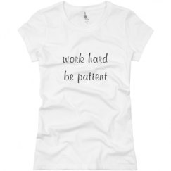 Ladies Slim Fit Basic Promo Jersey Tee