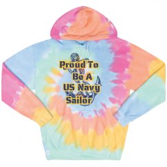 Unisex Tie-Dye Fleece Hoodie