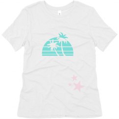 Palm tree tee