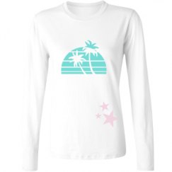 Ladies Relaxed Fit Basic Long Sleeve Tee