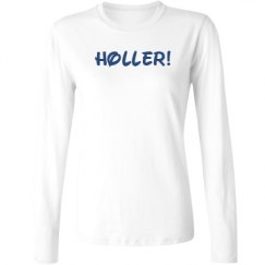 Ladies Relaxed Fit Basic Long Sleeve Tee