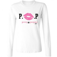Ladies Relaxed Fit Basic Long Sleeve Tee