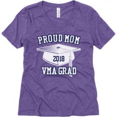 Ladies Relaxed Fit Super Soft Triblend V-Neck Tee