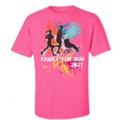 Unisex Ultra Cotton Safety Neon Crewneck Tee