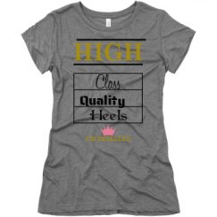 Ladies Slim Fit Super Soft Triblend Tee