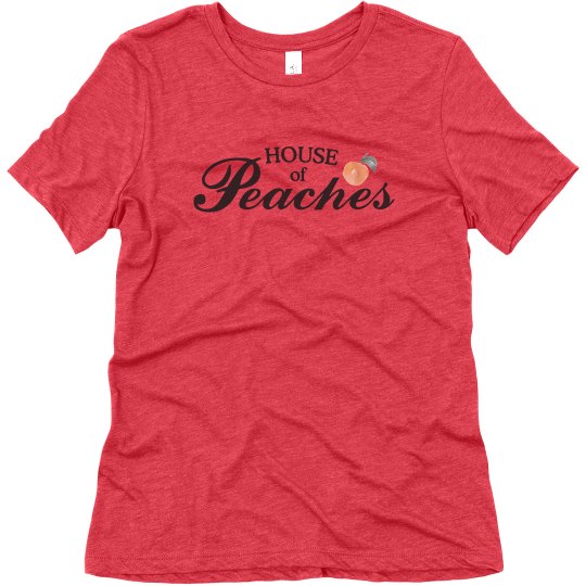 House of Peaches Soft T - Ladies Relaxed Fit Super Soft Triblend T