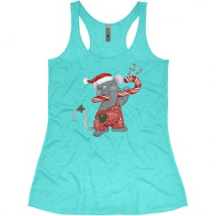 Ladies Slim Fit Super Soft Racerback Triblend Tank