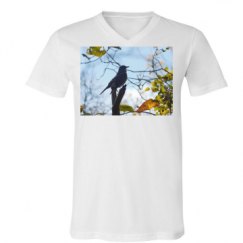 Unisex V-Neck Jersey Tee