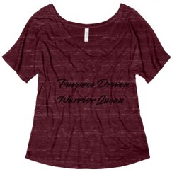 Ladies Flowy Slouchy Tee