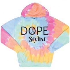 Unisex Tie-Dye Fleece Hoodie
