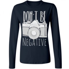 Ladies Relaxed Fit Basic Long Sleeve Tee