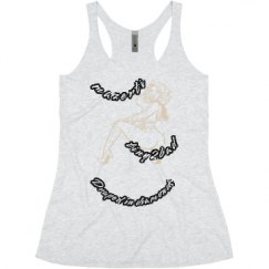 Ladies Slim Fit Super Soft Racerback Triblend Tank