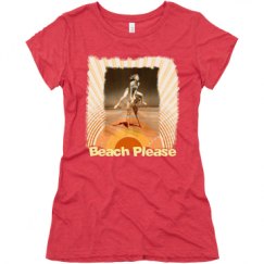 Ladies Slim Fit Super Soft Triblend Tee