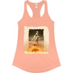 Ladies Slim Fit Racerback Tank Top