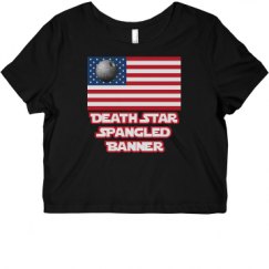 Ladies Slim Fit Crop Top Tee