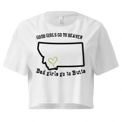 Ladies Festival Cali Crop Top Tee