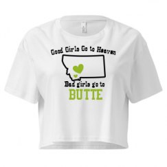 Ladies Festival Cali Crop Top Tee