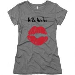 Ladies Slim Fit Super Soft Triblend Tee