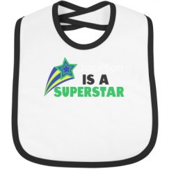 Infant Contrast Trim Bib