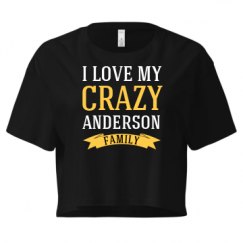 Ladies Festival Cali Crop Top Tee