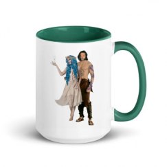 15oz Ceramic Mug with Color Inside