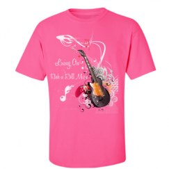 Unisex Ultra Cotton Safety Neon Crewneck Tee