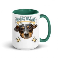 15oz Ceramic Mug with Color Inside