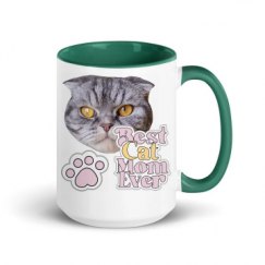 15oz Ceramic Mug with Color Inside