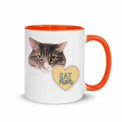 11oz Ceramic Mug with Color Inside