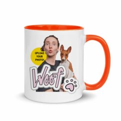 11oz Ceramic Mug with Color Inside