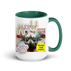 15oz Ceramic Mug with Color Inside