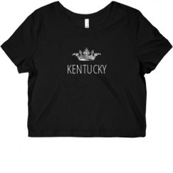 Ladies Slim Fit Crop Top Tee