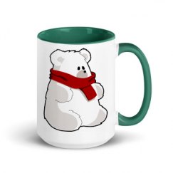 15oz Ceramic Mug with Color Inside