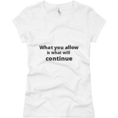 Ladies Slim Fit Basic Promo Jersey Tee