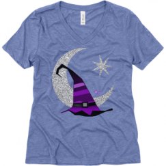 Ladies Relaxed Fit Super Soft Triblend V-Neck Tee