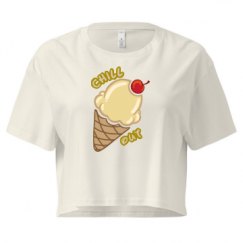 Ladies Festival Cali Crop Top Tee